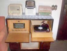 Uma velha rádio-vitrola