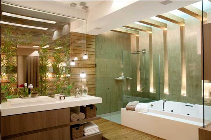 Ideias de Decoração - Casa de banho moderna e sustentável
